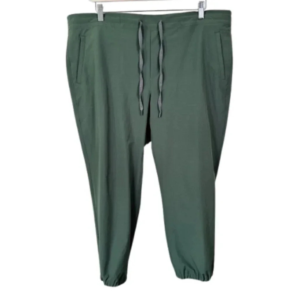 Eddie Bauer Womens Size Xlarge  Green Light Weight Jogger